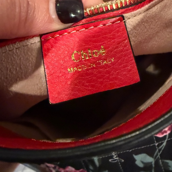Chloe Red Faye Bag